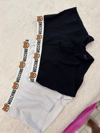 Boxer Moschino Uomo Nero e Bianco