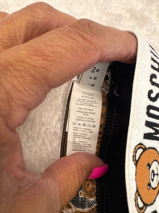 Boxer Moschino Uomo Nero e Bianco