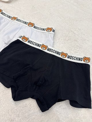 Boxer Moschino Uomo Nero e Bianco