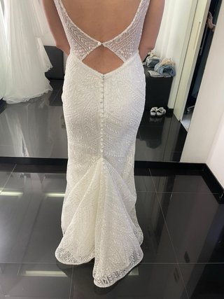 Vestido Novia Rosa Clará + Sobrefalda