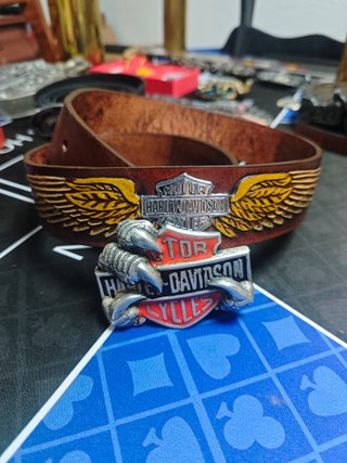 Cinturón Harley-Davidson Vintage 1991 USA