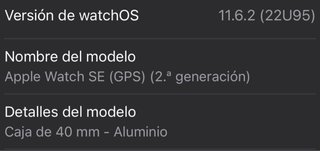 Apple Watch SE 2ª Gen Negro