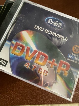 7 CD DVD+R Scrivibili 4.7 GB