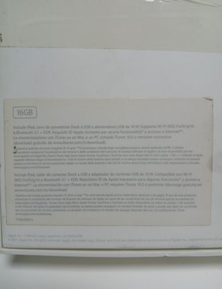 Apple iPad 2 Wi-Fi Plata