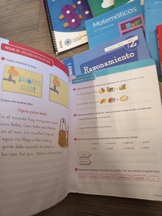 Libros de texto de repaso 1⁰/2⁰ primaria 3€/lote