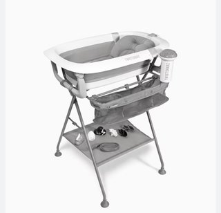 Bañera plegable Twistshake con soporte
