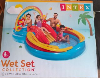 Parque Piscina Infantil Intex Wet Set