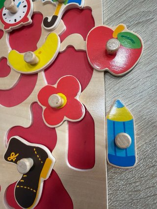 Puzzle madera piezas encajables Goula