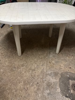 Mesa de jardín
