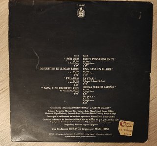Vinilo LP Mari Trini - Solo Para Ti