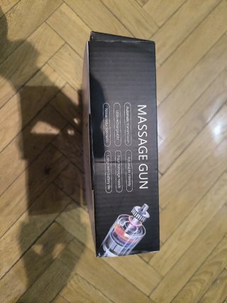 Pistola de masajes con cuatro cabezales.NEGOCIABLE