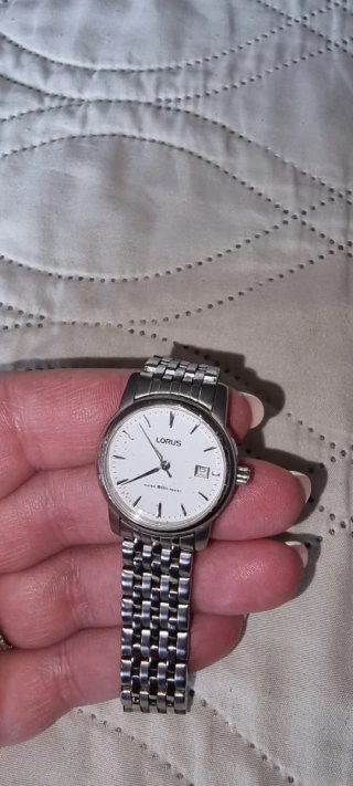 Orologio Lorus Donna Vintage Argento Bianco