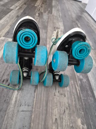 Patines de Bota blancos de Mujer, talla 39