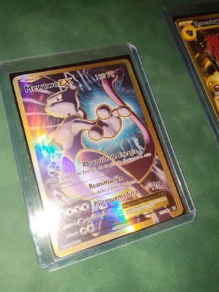 Carta Pokémon Mewtwo EX promo evoluciones X e Y.