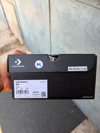 Converse Ctas Lift Bianche e Beige