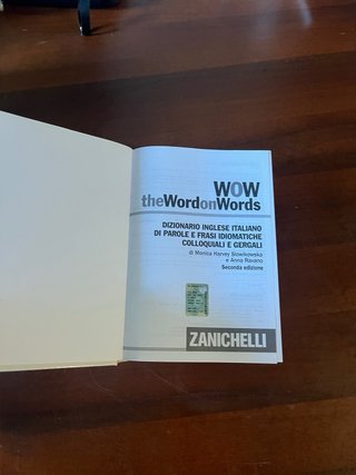 WOW. The word on words. Dizionario Inglese Ital...