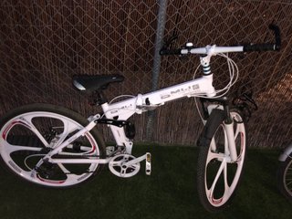 Bicicleta BMW Plegable Blanca