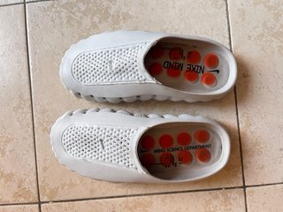 Ciabatte nike  Grigio Arancione Tg 40