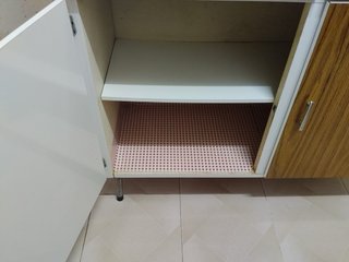 Armario despensa madera y metal