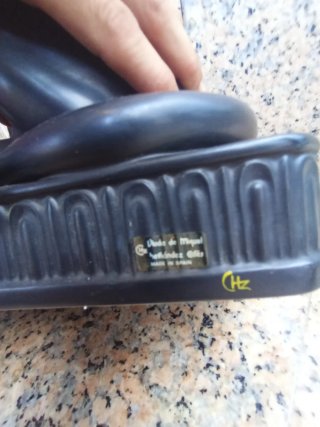 Lámpara Figura León Negro