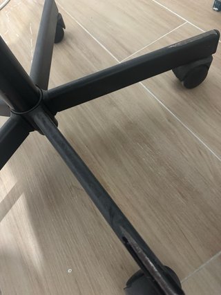 Silla de escritorio antigua Ikea negra