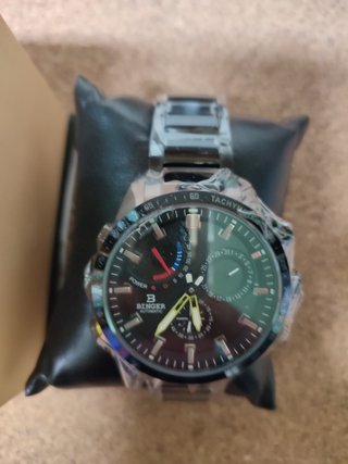 Orologio da polso automatico in acciaio da uomo nuovo