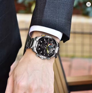 Orologio da polso automatico in acciaio da uomo nuovo