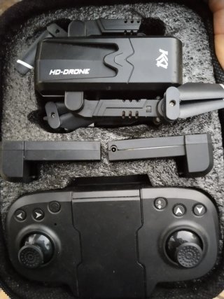 Dron HD-Drone KC1 con Funda negra para piezas