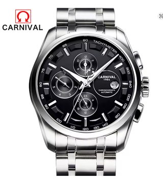 Reloj pulsera Automático Acero Negro Hombre