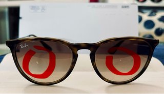 Occhiali da sole Ray-Ban marroni usati
