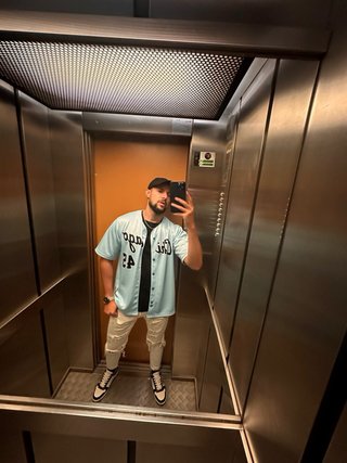 Camisa de béisbol Chicago 45 azul