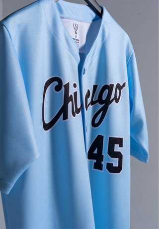 Camisa de béisbol Chicago 45 azul