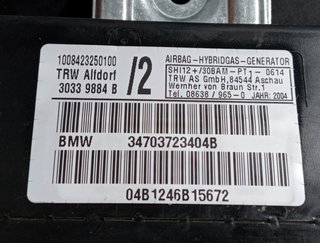 Airbag lateral bmw 34703723404b serie coupe 94911