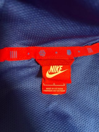 Cortavientos Nike FC Barcelona Rojo