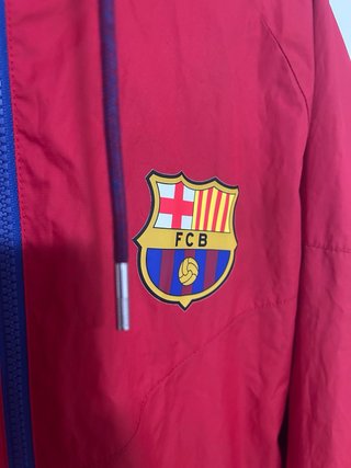 Cortavientos Nike FC Barcelona Rojo