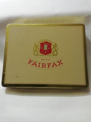 Antigua Caja Lata metálica de Fairfax 50