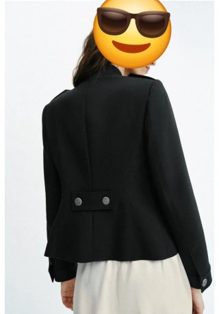 Chaqueta militar entallada Zara