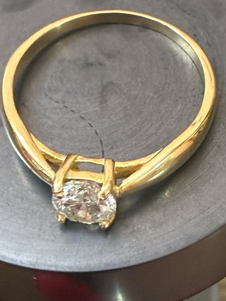 Anillo Oro 18k Diamante 0.73 Ct D/SI2