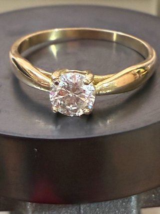 Anillo Oro 18k Diamante 0.73 Ct D/SI2