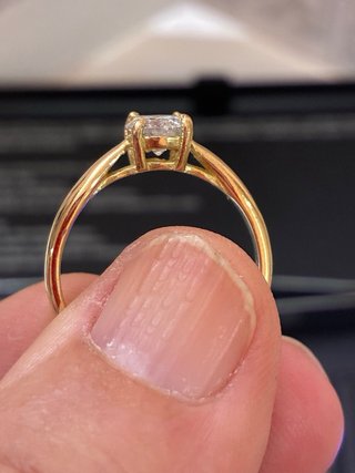 Anillo Oro 18k Diamante 0.73 Ct D/SI2