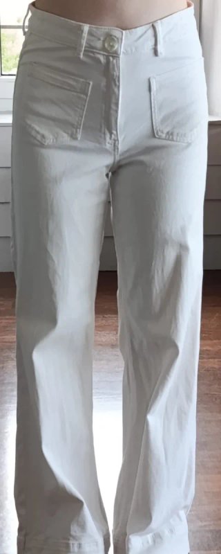 Vaqueros beige anchos