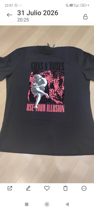 Camiseta Guns N' Roses Use Your Illusion