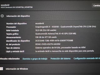Asus A14 UX3407QA Beige