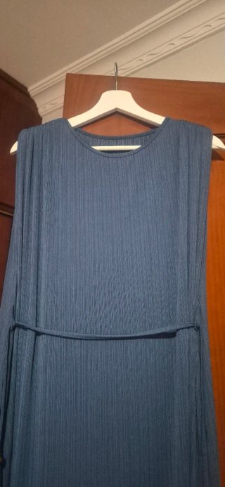 Vestido largo azul