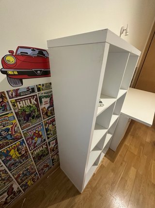 Pack Estantería, Escritorio y Cajoneras