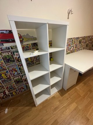 Pack Estantería, Escritorio y Cajoneras