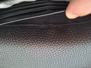 Borsa Gucci Marmont nera con catena