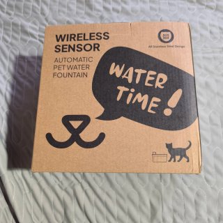 Fuente agua automática sensor movimiento gato