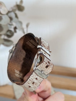 Fossil Big Tic BG-2061 Reloj Beige/Plata