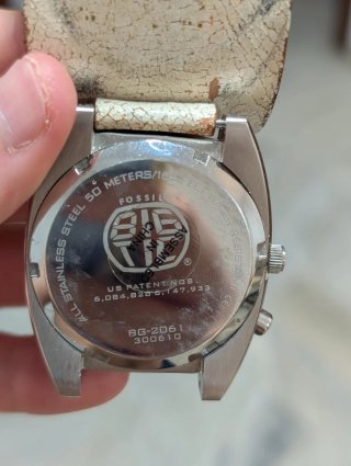 Fossil Big Tic BG-2061 Reloj Beige/Plata